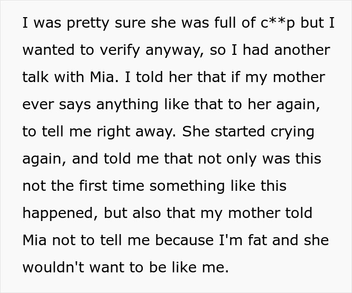 Grandma Fat-Shames Her 9YO Granddaughter, Gets Banned From Seeing Her, Drama Ensues Grandma Fat-Shames Her 9YO Granddaughter, Gets Banned From Seeing Her, Drama Ensues