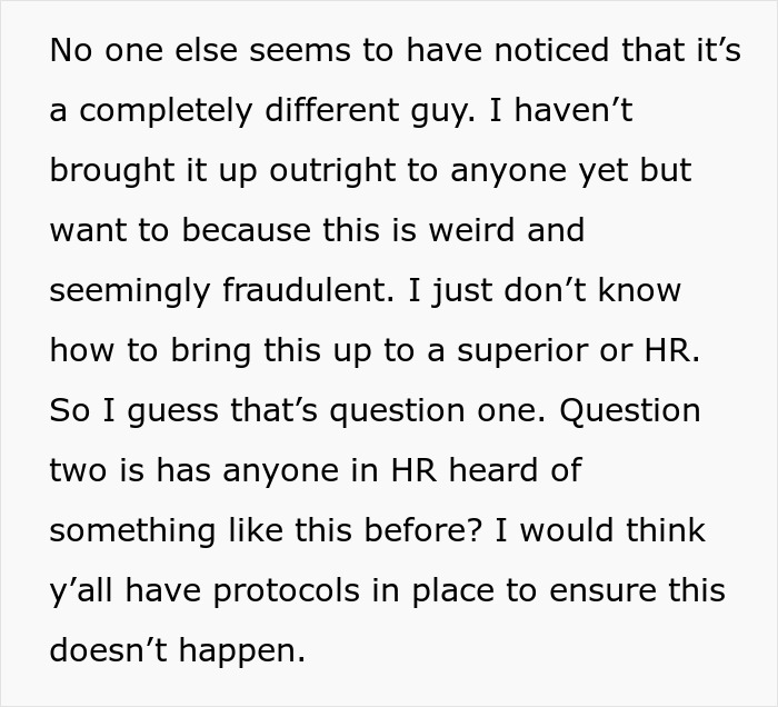 Man Confused When New Coworker Is Not The Same As The Person He Interviewed Man Confused When New Coworker Is Not The Same As The Person He Interviewed