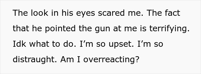 "His Face Was Terrifying": Wife Terrified After Husband Turns "Psychotic" "His Face Was Terrifying": Wife Terrified After Husband Turns "Psychotic"