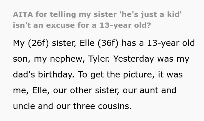 13YO Pulls Crutches Out Of Cousin's Hands And Throws Them Down Stairs, Mom Defends Him