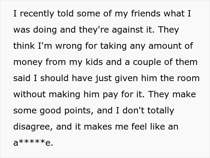 Eldest Son Says He Will Move Out Unless He Gets A Separate Room, Is Told To Pay Rent Eldest Son Says He Will Move Out Unless He Gets A Separate Room, Is Told To Pay Rent