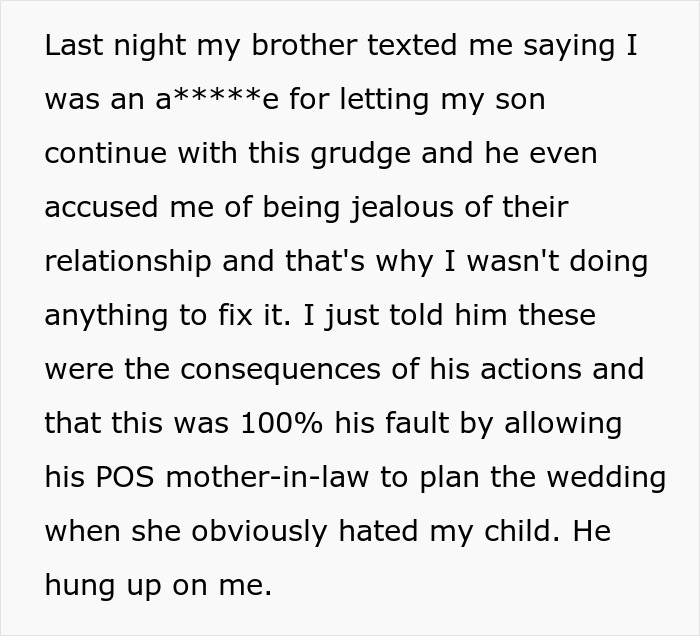 “Just A Small Mistake”: Teen Gets Uninvited From Uncle’s Wedding, Refuses To Forgive Him “Just A Small Mistake”: Teen Gets Uninvited From Uncle’s Wedding, Refuses To Forgive Him