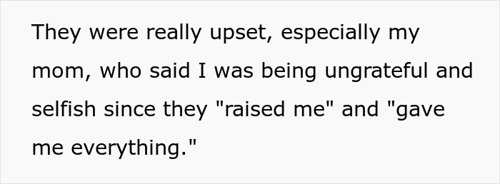 Woman Refuses To Take In Her Parents After They Regretted Pursuing Their Dream, Is Called Selfish