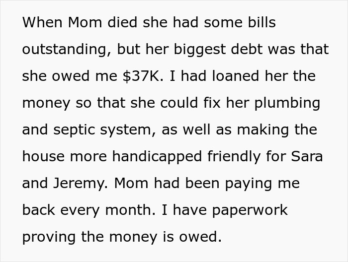 Woman Causes Family Drama By Refusing To Forgive Late Mom&rsquo;s Debt And Demanding That Sister Pay It