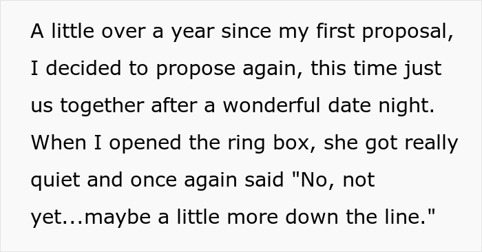 39YO Woman Keeps Saying No To BF&rsquo;s Marriage Proposals, He Decides There Won&rsquo;t Be A Third Time