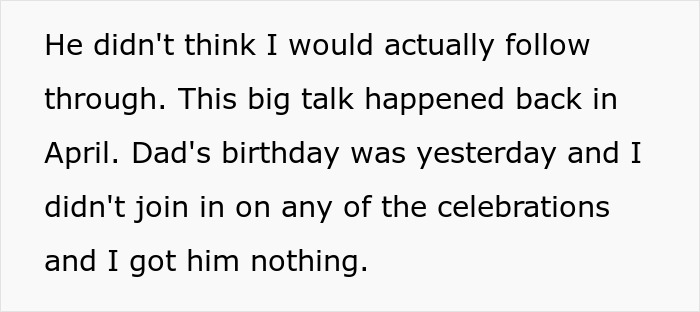 "I Had Really Hurt My Dad": Teen Decides To Pay Dad Back For Ignoring Him
