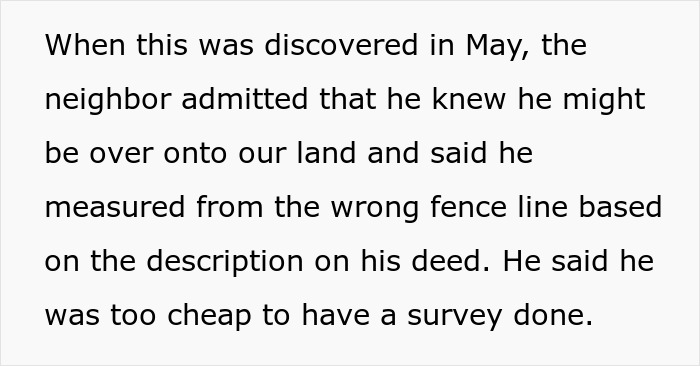 Guy Turns To Web For Legal Advice After 100% Of Neighbor’s House Is Built On His Property Guy Turns To Web For Legal Advice After 100% Of Neighbor’s House Is Built On His Property