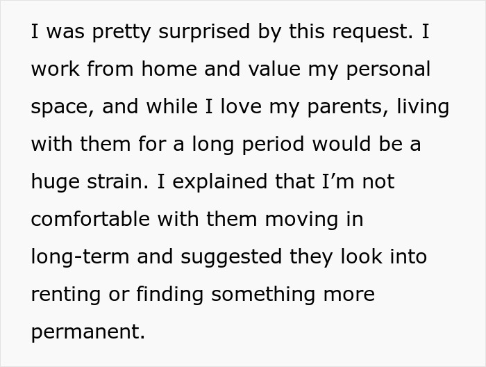 Woman Refuses To Take In Her Parents After They Regretted Pursuing Their Dream, Is Called Selfish