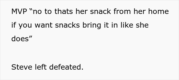 Woman Tired Of Office Food Thieves Locks Her Snacks Up, Gets Confronted By One Of Them Woman Tired Of Office Food Thieves Locks Her Snacks Up, Gets Confronted By One Of Them