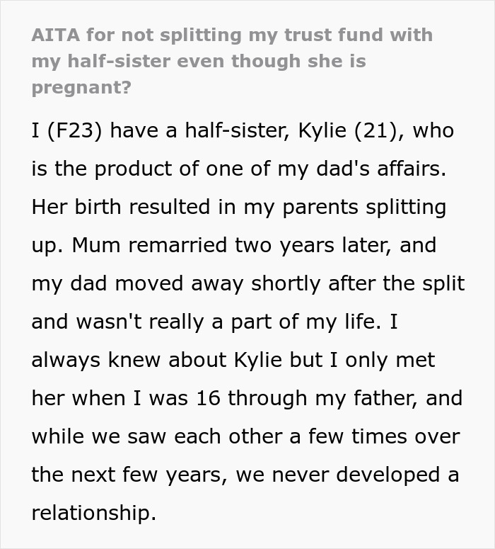 Woman Thinks Her Pregnancy Entitles Her To Generational Wealth, Is Reminded Of Her Place