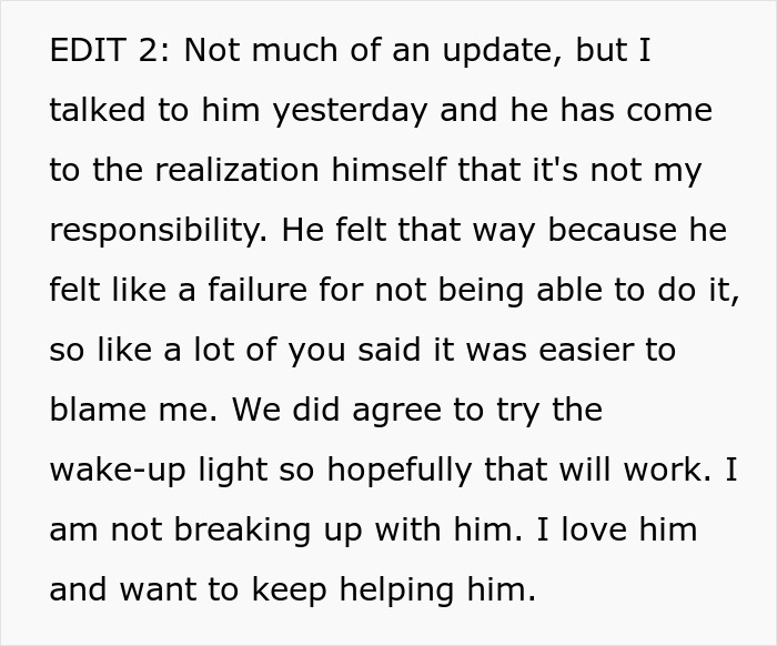 Woman Refuses To Wake BF Up In The Morning, He Almost Loses His Job Over It