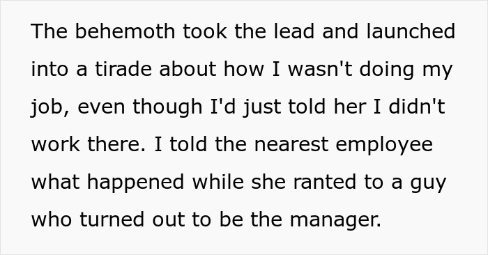 &ldquo;I Don&rsquo;t Work Here, Lady&rdquo;: Karen Wrongly Assumes Customer Is An Employee, Physically Hurts Her