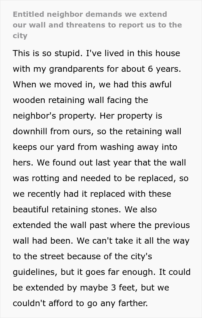 Family&rsquo;s Fence Upgrade Causes Karen Neighbor To Make Absurd Demands And Threats