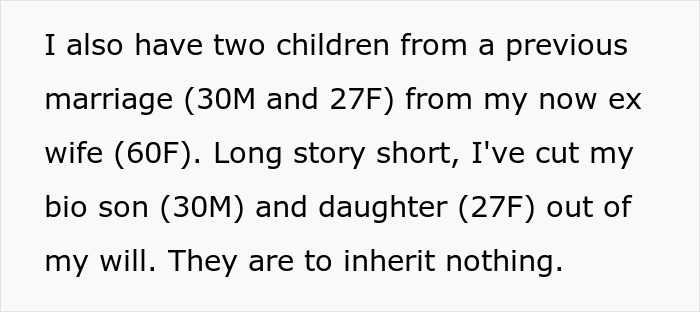 Biological Kids Furious After Dad Leaves Everything To Stepson For Concealing Mom's Affair Biological Kids Furious After Dad Leaves Everything To Stepson For Concealing Mom's Affair