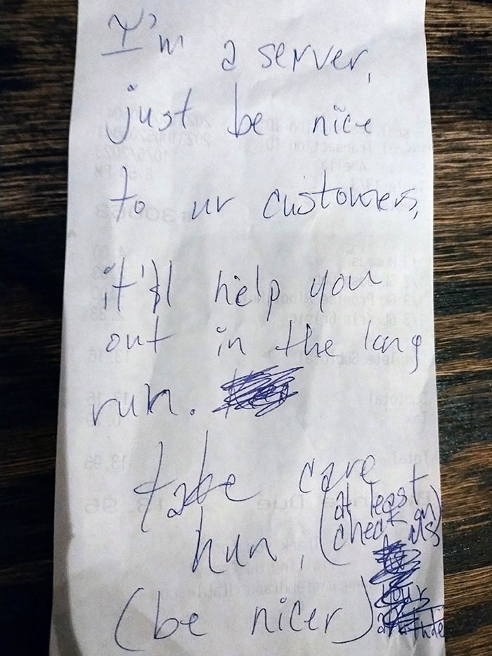 Apparently It Was My Turn To Be Left A Stupid Note. Note The "Fix Your Attitude" Scratched Out In The Corner