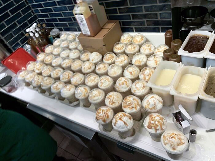 60 Frappuccino's With No Tip For 279 Dollars
