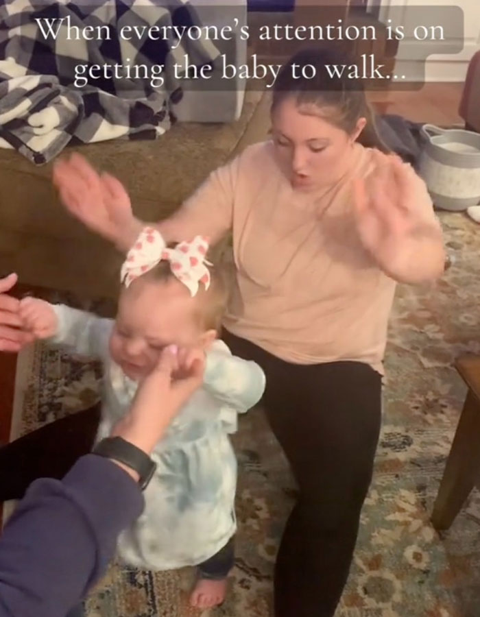 "Can You Blame Him?": 3YO Tries To Lick Huge Knife While Family Films Baby's First Steps