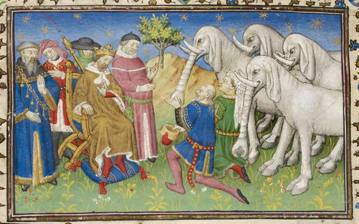 Elephants According To Medieval Artists