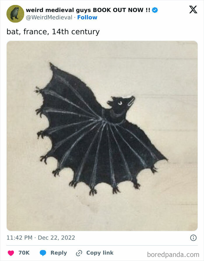 Weird Medieval Bat