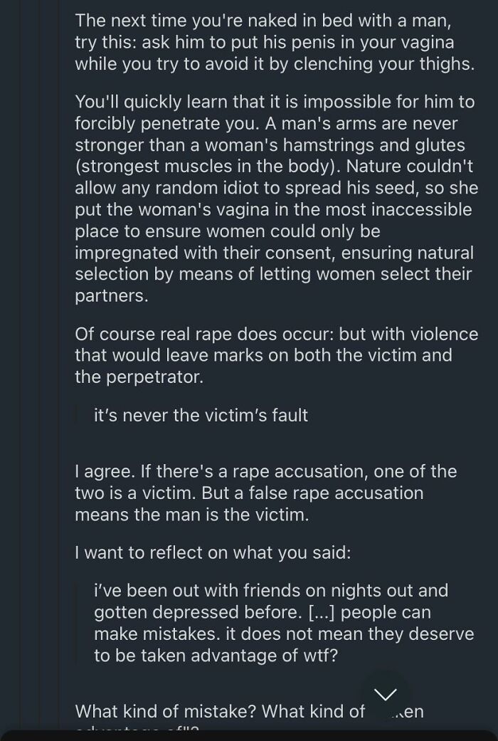 Apparently Women Can Stop A Rape By “Clenching Your Thighs”