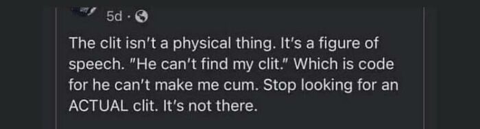 Clits Don’t Exist Apparently?