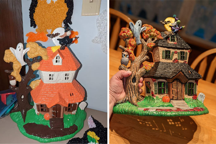 I Found This Free At An Auction - No One Wanted It And So It Was Being Thrown Out. I Took It Home And Re- Painted It