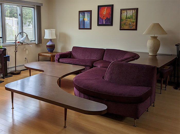 Some People Inherit Jewelry - Others, Ginormous Sofas!