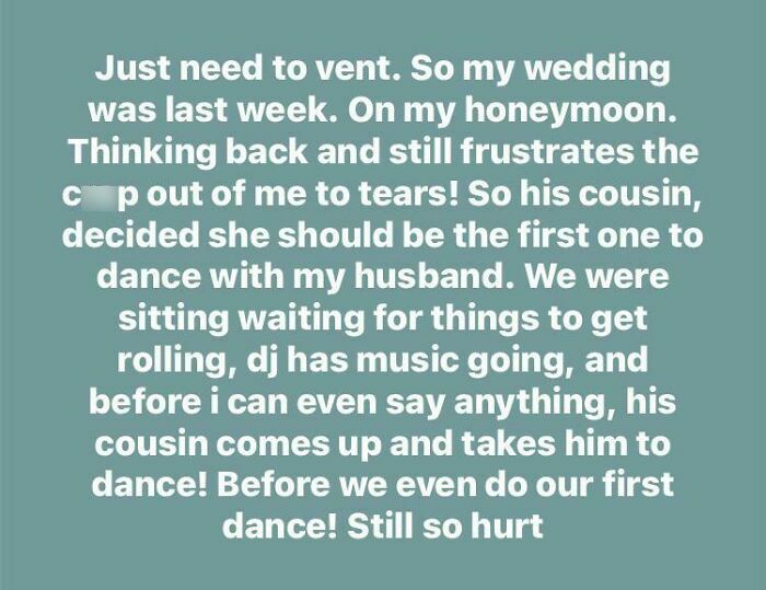 Someone Get Op’s Cousin Back On A Bus To Alabama