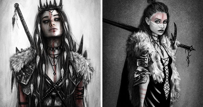 I Created 20 Gothic-Style Portraits Of Warriors