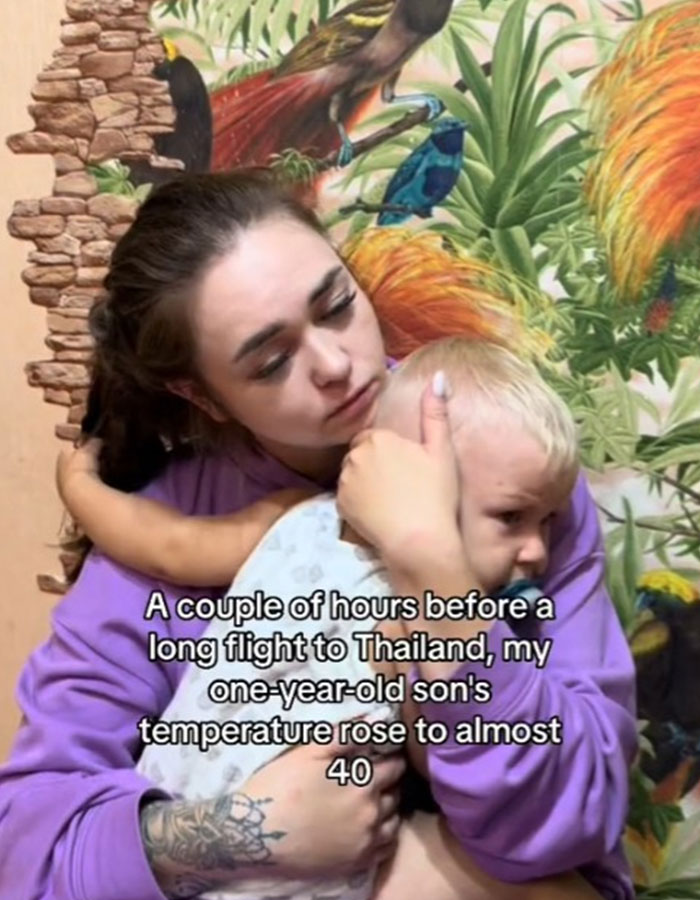 Baby With 104°F Fever Taken On An International Flight, Netizens Slam Parents Baby With 104°F Fever Taken On An International Flight, Netizens Slam Parents