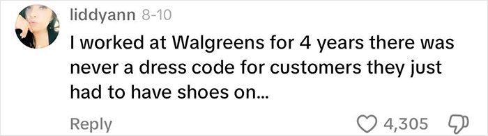 Walgreens Shopper Says Staff &ldquo;Threatened&rdquo; And &ldquo;Stalked&rdquo; Her After She Violated The &ldquo;Dress Code&rdquo;