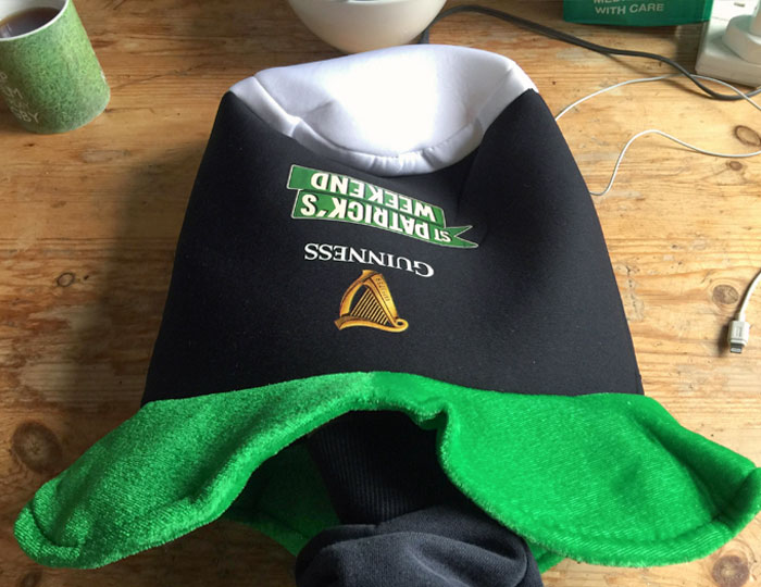 The Text On This Hat Is Upside Down