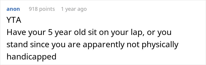 Mom Is Livid After Disabled Person On Bus Refused To Move So She Could Sit Together With Her 5YO Mom Is Livid After Disabled Person On Bus Refused To Move So She Could Sit Together With Her 5YO