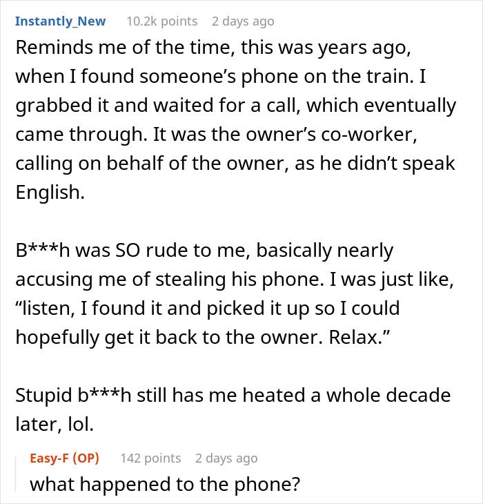 Man Wishes He&rsquo;d Thrown Phone In The Gutter Instead Of Returning It To Thankless Owner