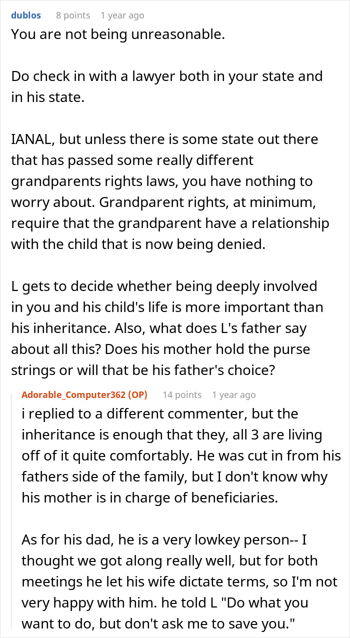 MIL Threatens Legal Action To Stop Pregnant DIL From Moving With Baby