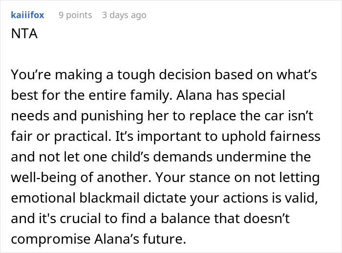 Girl Rejects Family’s Apology After Sister Wrecks Her Car, Gives Parents An Ultimatum Girl Rejects Family’s Apology After Sister Wrecks Her Car, Gives Parents An Ultimatum