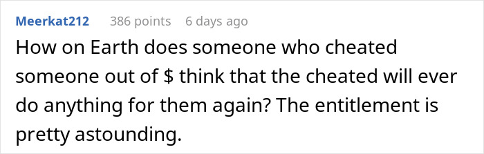 Boss Backs Out Of Verbal Agreement, Loses It After Employee Does The Same Thing To Him Boss Backs Out Of Verbal Agreement, Loses It After Employee Does The Same Thing To Him