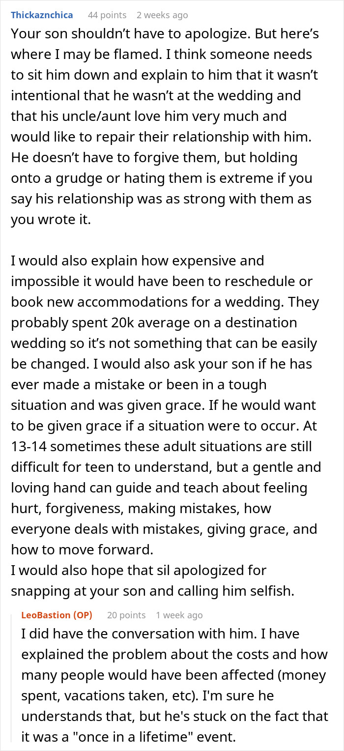“Just A Small Mistake”: Teen Gets Uninvited From Uncle’s Wedding, Refuses To Forgive Him “Just A Small Mistake”: Teen Gets Uninvited From Uncle’s Wedding, Refuses To Forgive Him