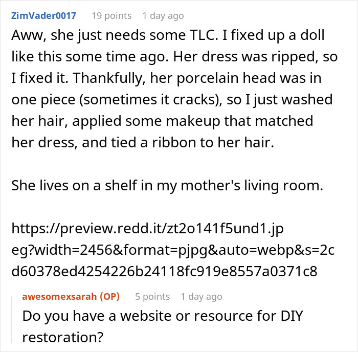 Woman Gets A &ldquo;Cursed&rdquo; Doll From Her Grandma, Wonders What To Do With It