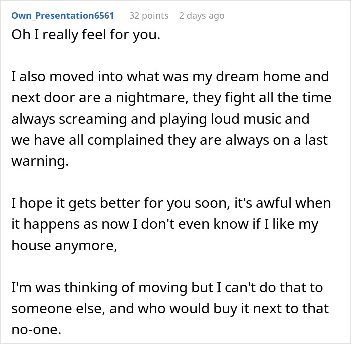 Neighbors Don't Care About Complaints, Regret It After They're Still Suffering 4 Years Later Neighbors Don't Care About Complaints, Regret It After They're Still Suffering 4 Years Later