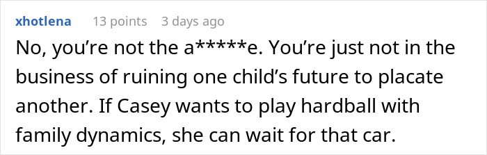 Girl Rejects Family’s Apology After Sister Wrecks Her Car, Gives Parents An Ultimatum Girl Rejects Family’s Apology After Sister Wrecks Her Car, Gives Parents An Ultimatum