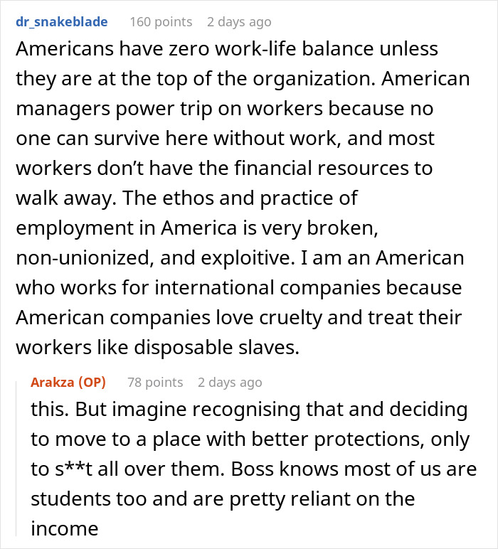 American Flees To Europe For Work-Life Balance, Expects Employee To Work For Free On Weekends