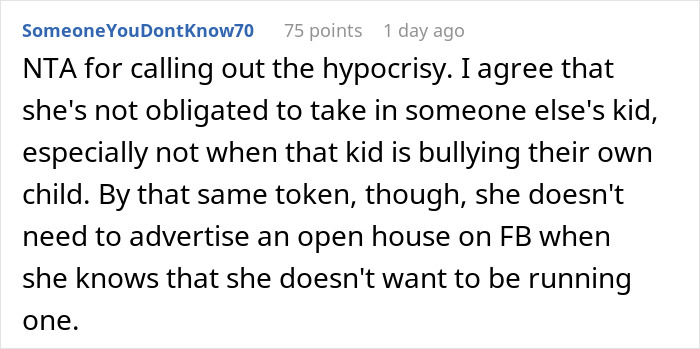 Woman Tells Sis To Stop Claiming Her House Is A Safe Place For Kids As She Ignores The Ones In Need Woman Tells Sis To Stop Claiming Her House Is A Safe Place For Kids As She Ignores The Ones In Need