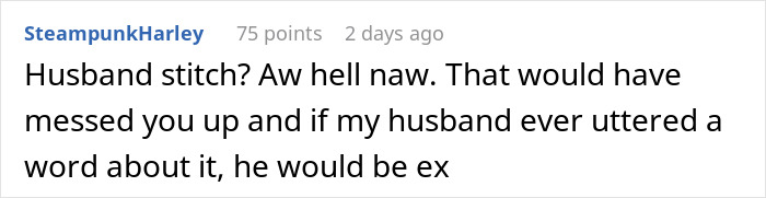 Man Resents Wife For Not Doing The &ldquo;Husband Stitch&rdquo; And Makes Fun Of Her Body In Front Of Family