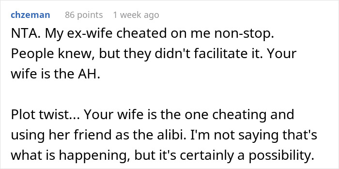 &ldquo;She Will Be The Alibi&rdquo;: Lady Provides Friend Support In Her Adultery, Faces Divorce Herself