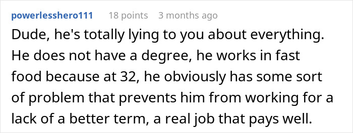 Woman Is Flabbergasted After Spotting Her Ivy League Doctor BF Actually Working In Taco Bell Woman Is Flabbergasted After Spotting Her Ivy League Doctor BF Actually Working In Taco Bell