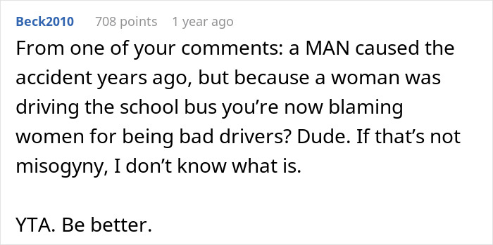 Man Excuses His Misogynistic Behavior With His Childhood Trauma, GF Tells Him To Get Over It Man Excuses His Misogynistic Behavior With His Childhood Trauma, GF Tells Him To Get Over It
