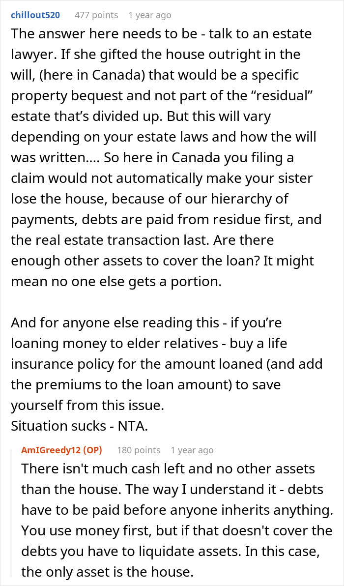Woman Causes Family Drama By Refusing To Forgive Late Mom&rsquo;s Debt And Demanding That Sister Pay It