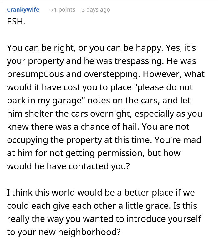 Neighbors Think They Can Park In Person&rsquo;s Garage Without Permission, Get A $1,000 Reality Check