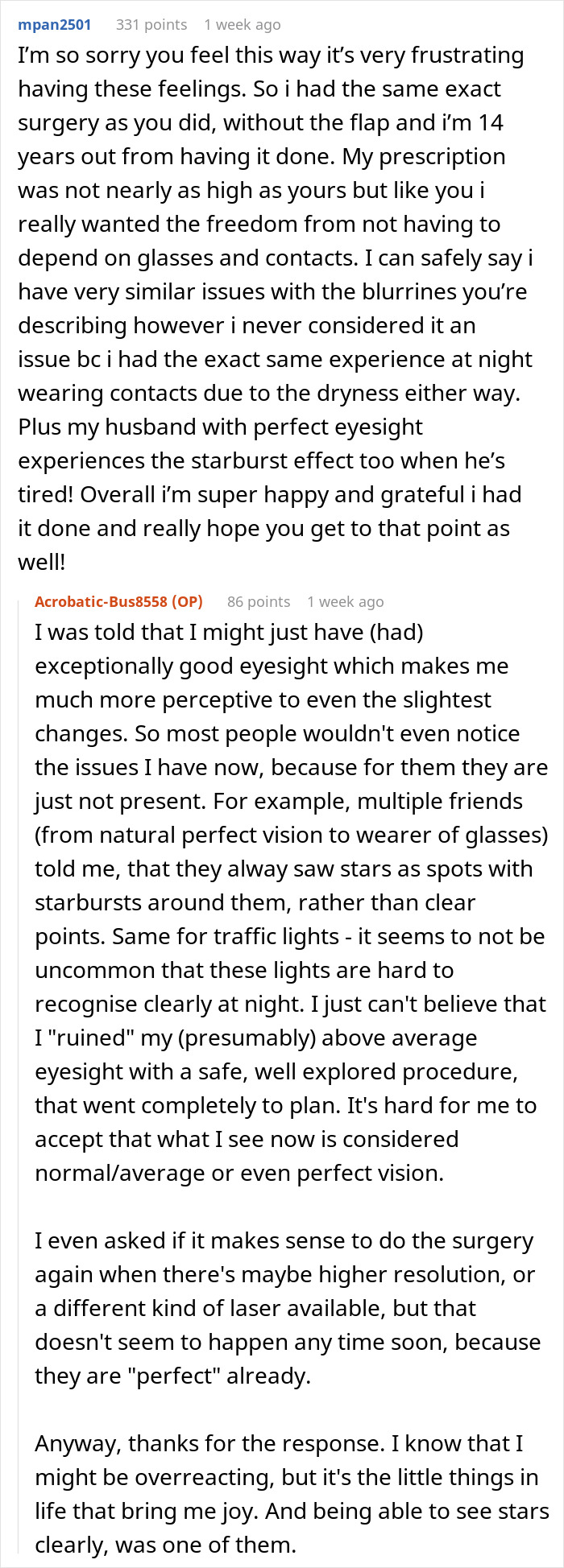 “I Regret Having My Eyes Lasered”: Netizen Candidly Talks About Surgery Results 5 Years Later “I Regret Having My Eyes Lasered”: Netizen Candidly Talks About Surgery Results 5 Years Later